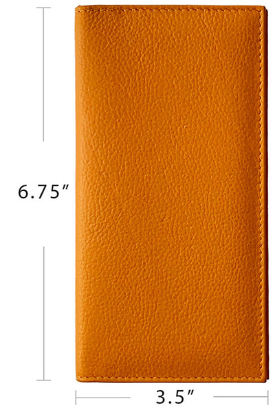 Basic Genuine Leather Checkbook Cover - A&A Creative Designs