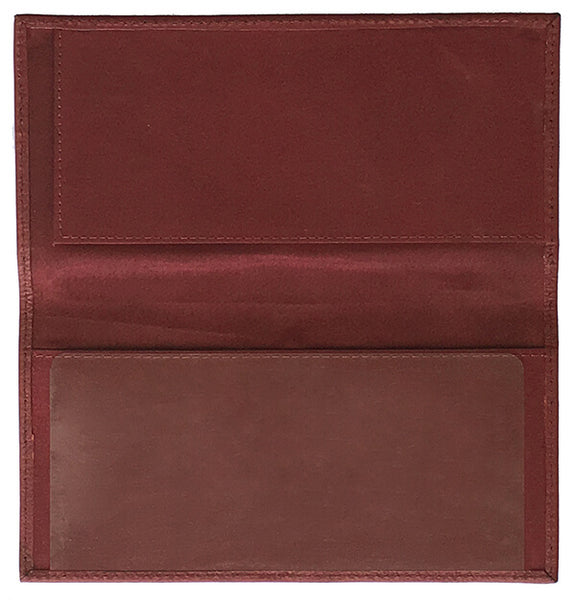 Basic Genuine Leather Checkbook Cover - A&A Creative Designs
