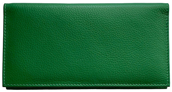 Basic Genuine Leather Checkbook Cover - A&A Creative Designs