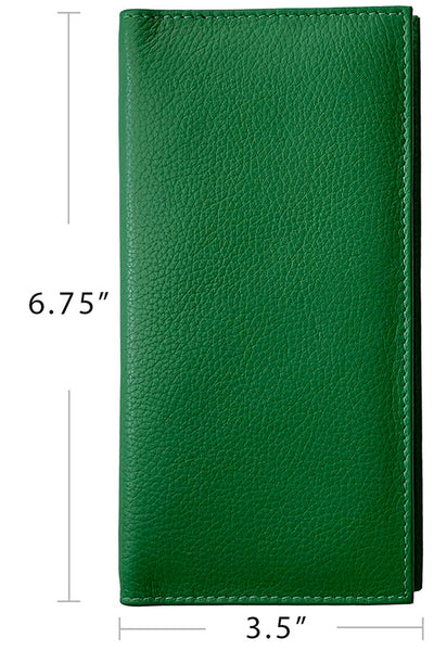 Basic Genuine Leather Checkbook Cover - A&A Creative Designs