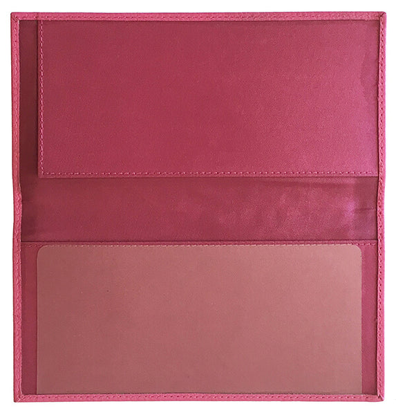 Basic Genuine Leather Checkbook Cover - A&A Creative Designs