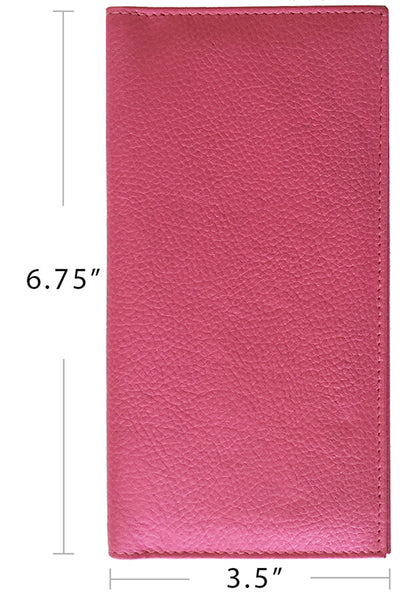 Basic Genuine Leather Checkbook Cover - A&A Creative Designs
