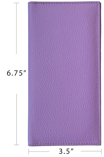 Basic Genuine Leather Checkbook Cover - A&A Creative Designs