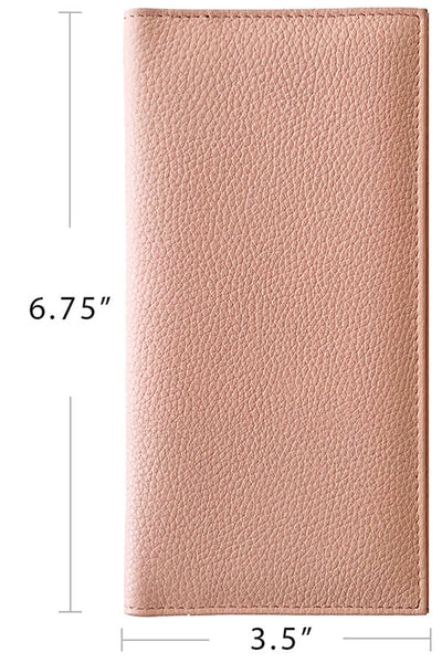 Basic Genuine Leather Checkbook Cover - A&A Creative Designs