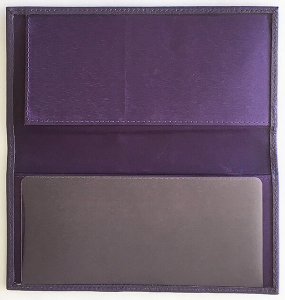 Basic Genuine Leather Checkbook Cover - A&A Creative Designs