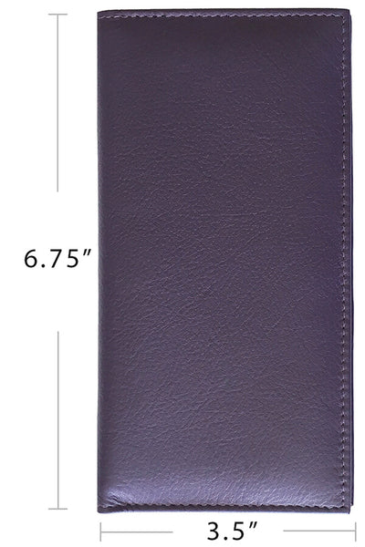 Basic Genuine Leather Checkbook Cover - A&A Creative Designs