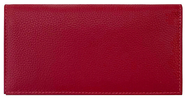Basic Genuine Leather Checkbook Cover - A&A Creative Designs
