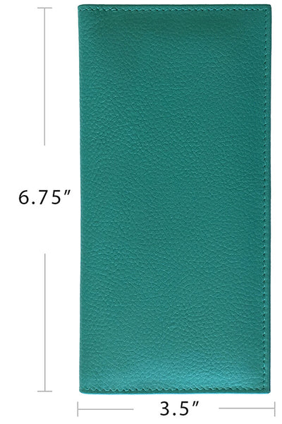 Basic Genuine Leather Checkbook Cover - A&A Creative Designs