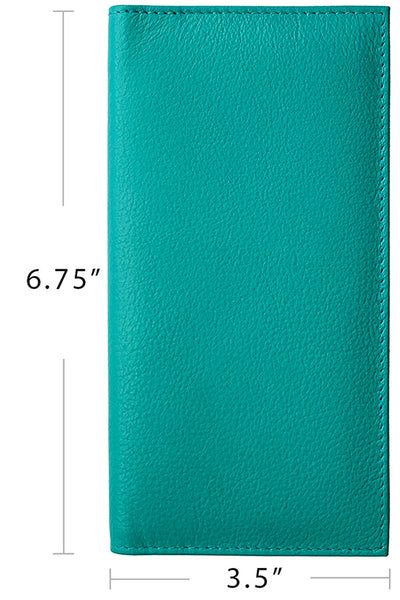 Basic Genuine Leather Checkbook Cover - A&A Creative Designs