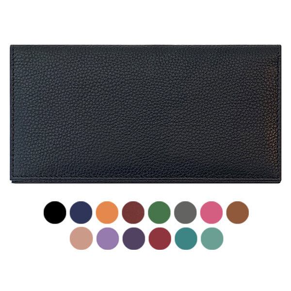 Basic Genuine Leather Checkbook Cover - A&A Creative Designs