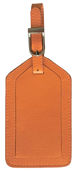 Genuine Top Grain Leather Luggage Tag - A&A Creative Designs