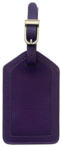 Genuine Top Grain Leather Luggage Tag - A&A Creative Designs