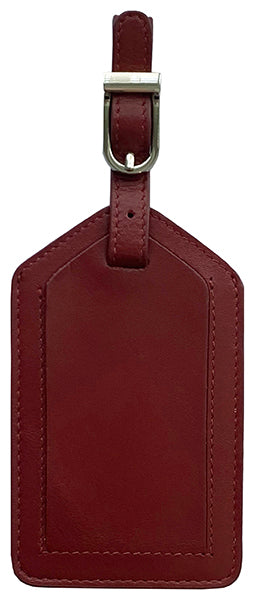 Genuine Top Grain Leather Luggage Tag - A&A Creative Designs