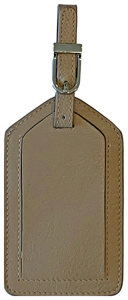 Genuine Top Grain Leather Luggage Tag - A&A Creative Designs