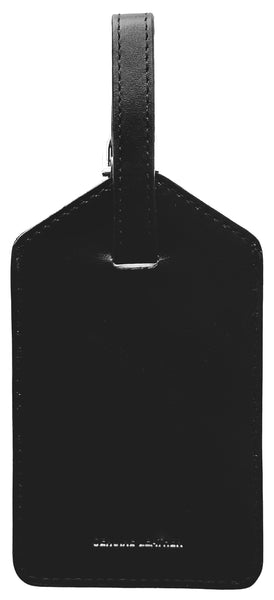 Personalized Monogrammed Leather Luggage Tags - 4 Pack