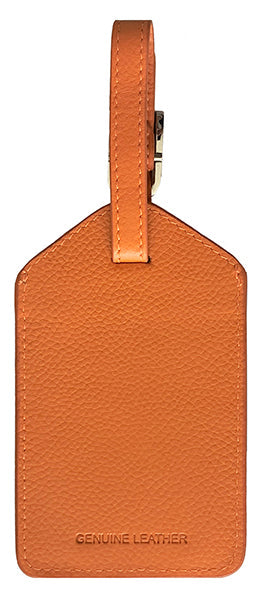 Genuine Top Grain Leather Luggage Tag - A&A Creative Designs