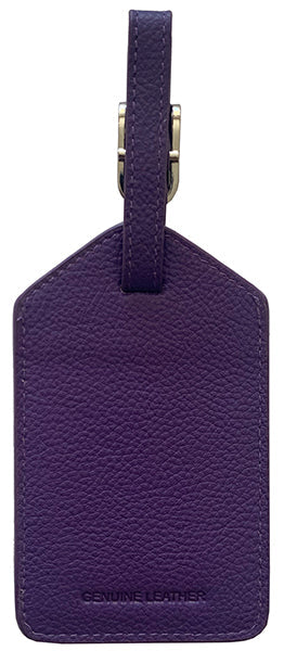 Genuine Top Grain Leather Luggage Tag - A&A Creative Designs