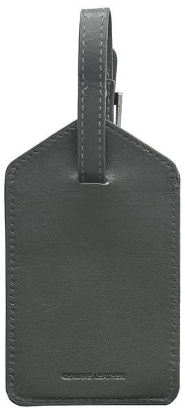 Personalized Monogrammed Leather Luggage Tag