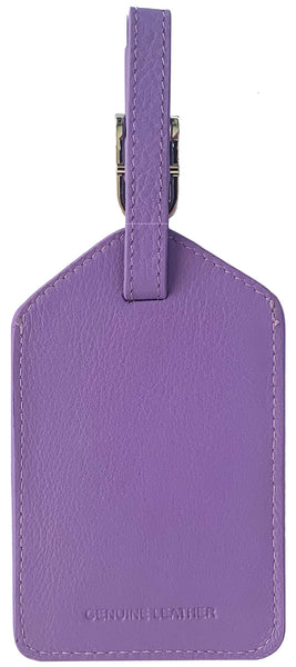 Genuine Top Grain Leather Luggage Tag - A&A Creative Designs