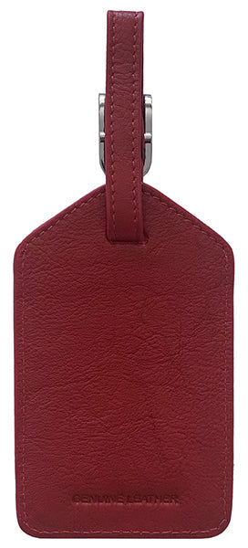 Genuine Top Grain Leather Luggage Tag - A&A Creative Designs