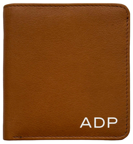 Personalized Genuine Leather Womens Mini Wallet - A&A Creative Designs