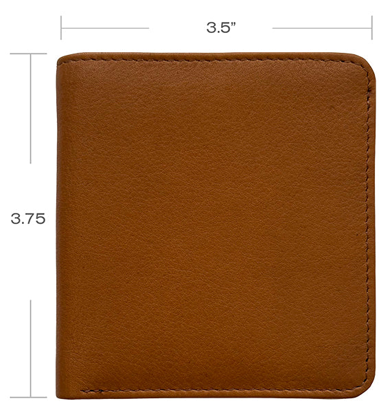 Personalized Genuine Leather Womens Mini Wallet - A&A Creative Designs