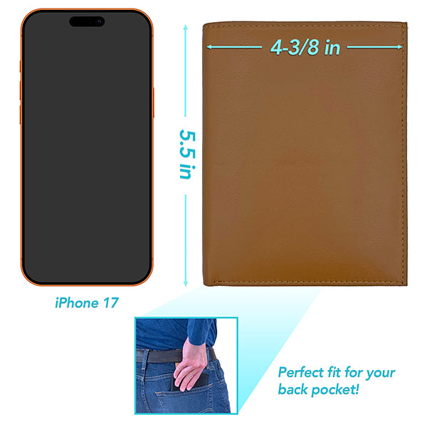 Deluxe Personalized Monogrammed Leather RFID Passport Wallet