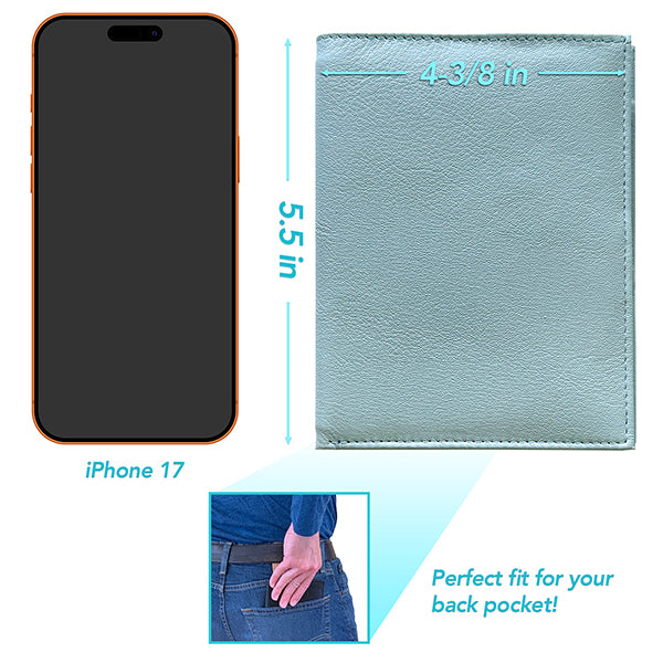 Deluxe Personalized Monogrammed Leather RFID Passport Wallet and Luggage Tag