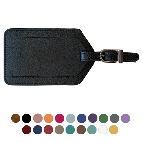 Genuine Top Grain Leather Luggage Tag - A&A Creative Designs