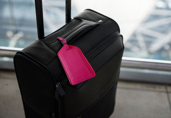 Genuine Top Grain Leather Luggage Tag - A&A Creative Designs