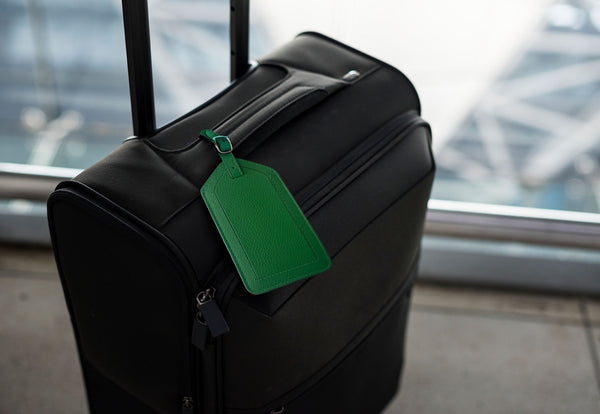 Genuine Top Grain Leather Luggage Tag - A&A Creative Designs
