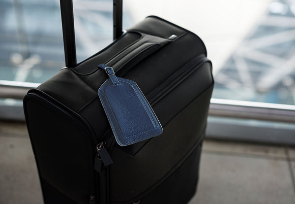 Genuine Top Grain Leather Luggage Tag - A&A Creative Designs