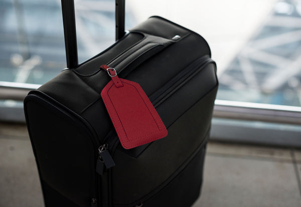 Genuine Top Grain Leather Luggage Tag - A&A Creative Designs