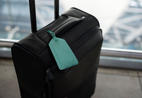 Genuine Top Grain Leather Luggage Tag - A&A Creative Designs