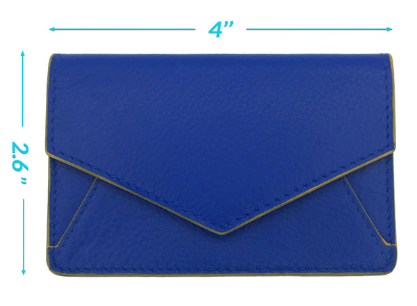Genuine Leather Personalized RFID Card Holder - A&A Creative Designs