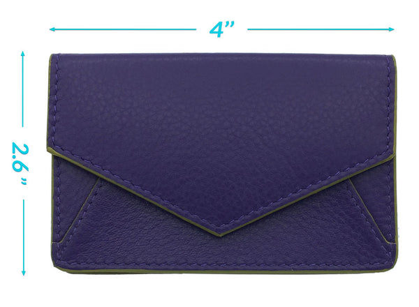 Genuine Leather Personalized RFID Card Holder - A&A Creative Designs