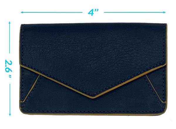 Genuine Leather Personalized RFID Card Holder - A&A Creative Designs