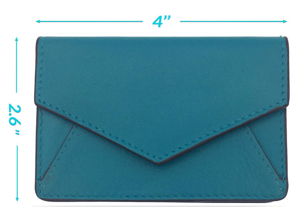 Genuine Leather Personalized RFID Card Holder - A&A Creative Designs