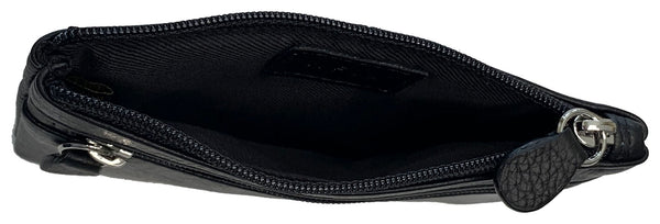 Personalized RFID Genuine Leather Coin Holder - A&A Creative Designs