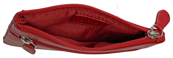 Personalized RFID Genuine Leather Coin Holder - A&A Creative Designs