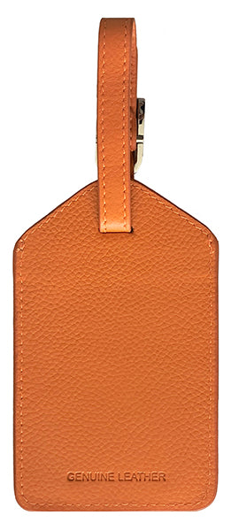 Personalized Monogrammed Leather Luggage Tags - 4 Pack - A&A Creative Designs