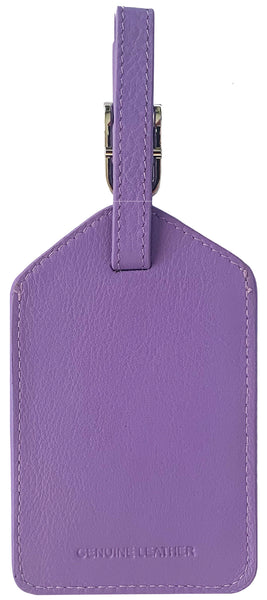 Personalized Monogrammed Leather Luggage Tag - A&A Creative Designs