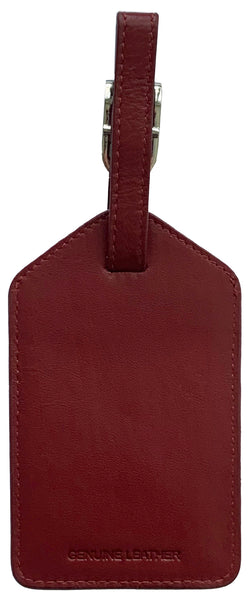 Personalized Monogrammed Leather Luggage Tags - 3 Pack - A&A Creative Designs