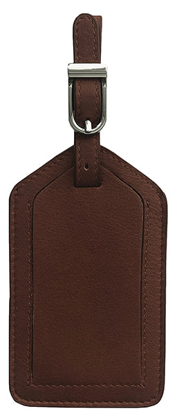 Personalized Monogrammed Leather Luggage Tag - A&A Creative Designs