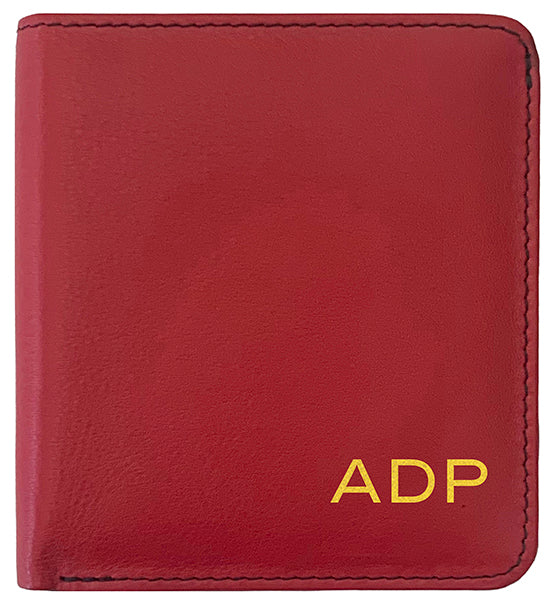 Personalized Genuine Leather Womens Mini Wallet - A&A Creative Designs