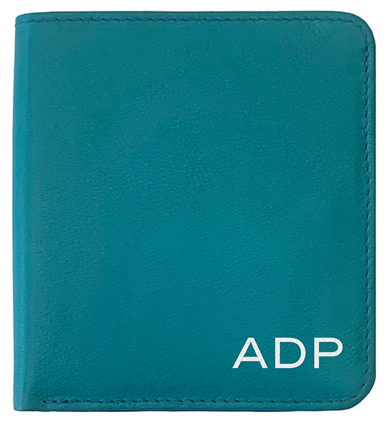 Personalized Genuine Leather Womens Mini Wallet - A&A Creative Designs