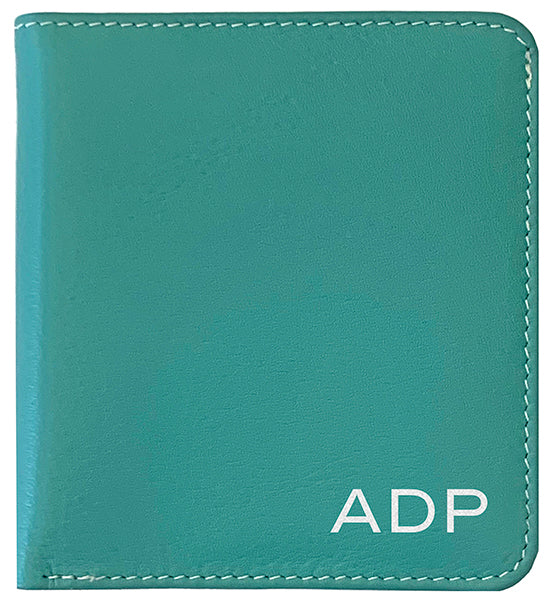 Personalized Genuine Leather Womens Mini Wallet - A&A Creative Designs