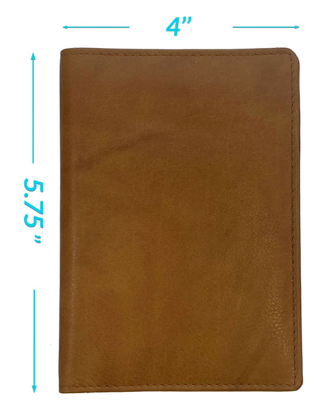 Personalized Monogrammed Leather RFID Passport Wallet and Luggage Tag - A&A Creative Designs