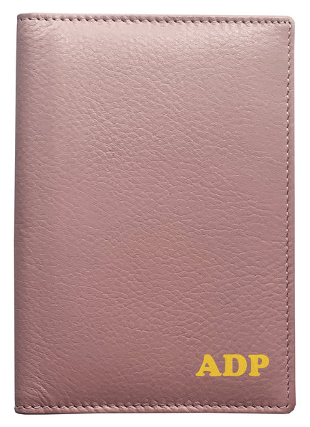 Personalized Monogrammed Leather RFID Passport Wallet - A&A Creative Designs