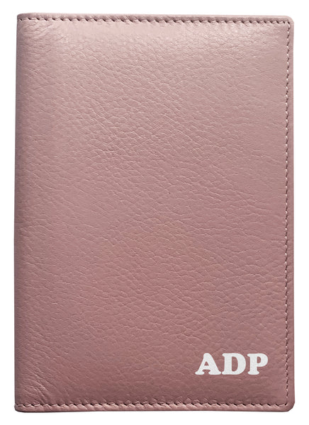 Personalized Monogrammed Leather RFID Passport Wallet - A&A Creative Designs